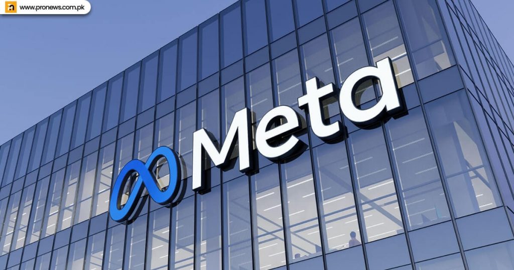 A decline in revenues of Meta Company