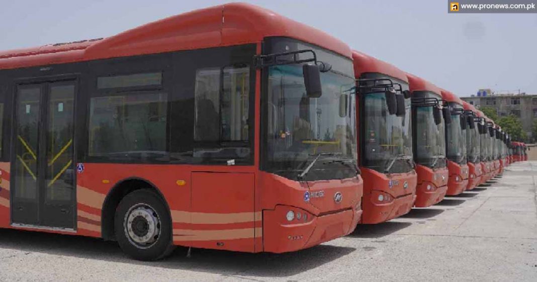 Karachi People Bus Service Charges Raised by 100%