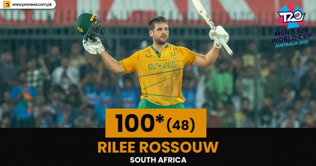 Rossouw shoots a century as South Africa overpowers Bangladesh.