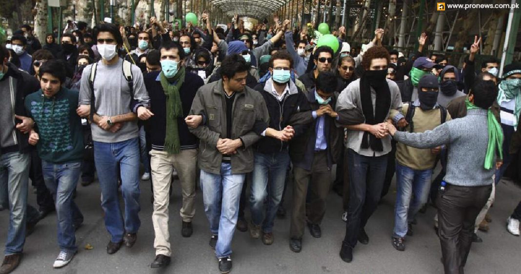 iran rallies students dispute with security forces at tehran university