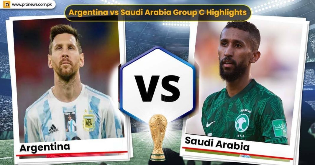 FIFA World Cup 2022 Argentina vs Saudi Arabia Group C Highlights