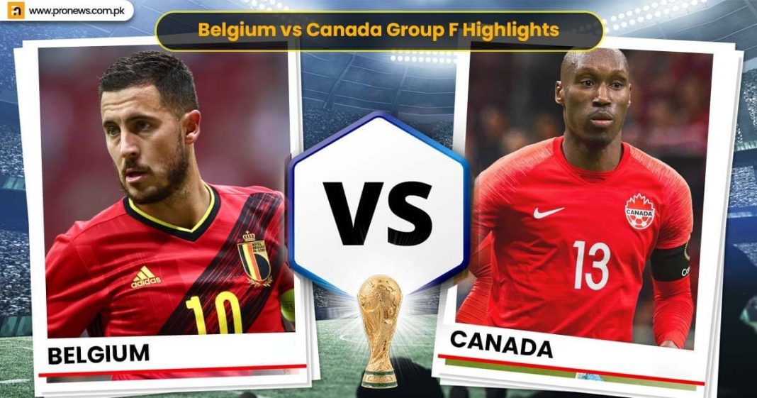 FIFA World Cup 2022 Belgium vs Canada Group F Highlights