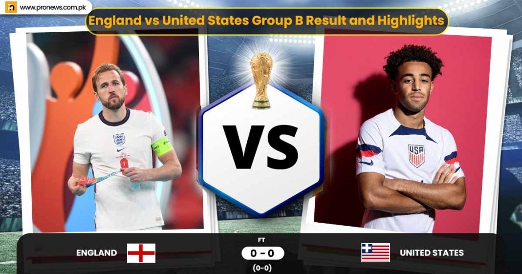 FIFA World Cup 2022 England vs United States B Result and Highlights