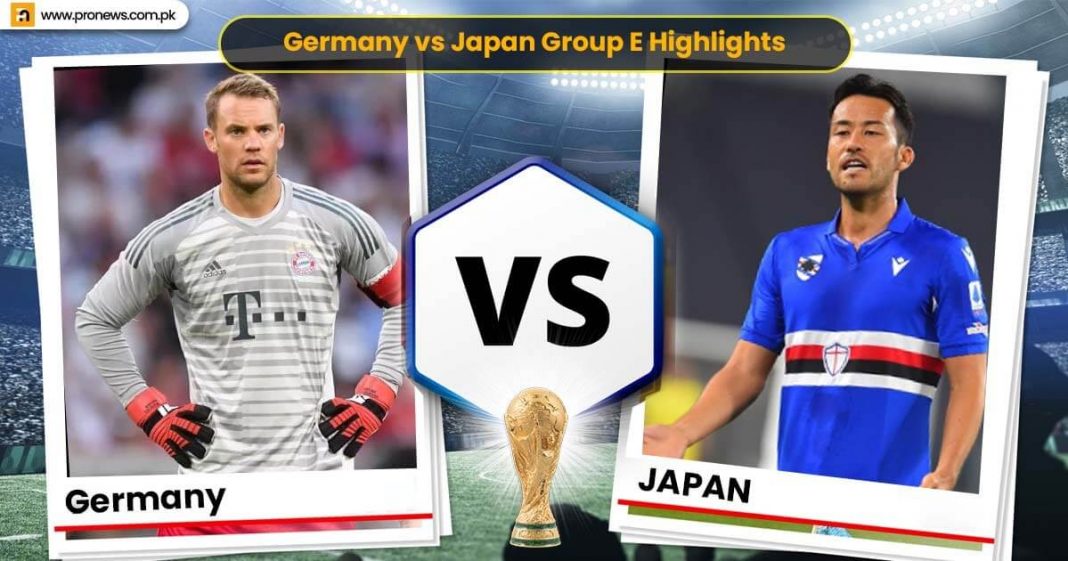 FIFA World Cup 2022 Germany vs Japan Group E Highlights