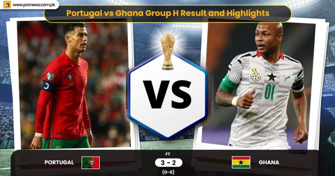 FIFA World Cup 2022 Portugal vs Ghana Group H Result and Highlights