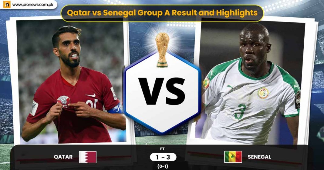 FIFA World Cup 2022 Qatar vs Senegal Group B Result and Highlights