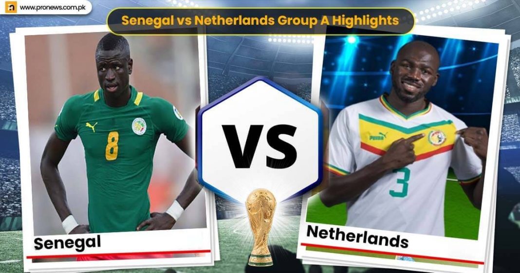 FIFA World Cup 2022 Senegal vs Netherlands Group A Highlights