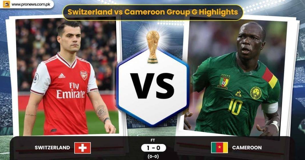 FIFA World Cup 2022 Switzerland vs Cameroon Group G Highlights