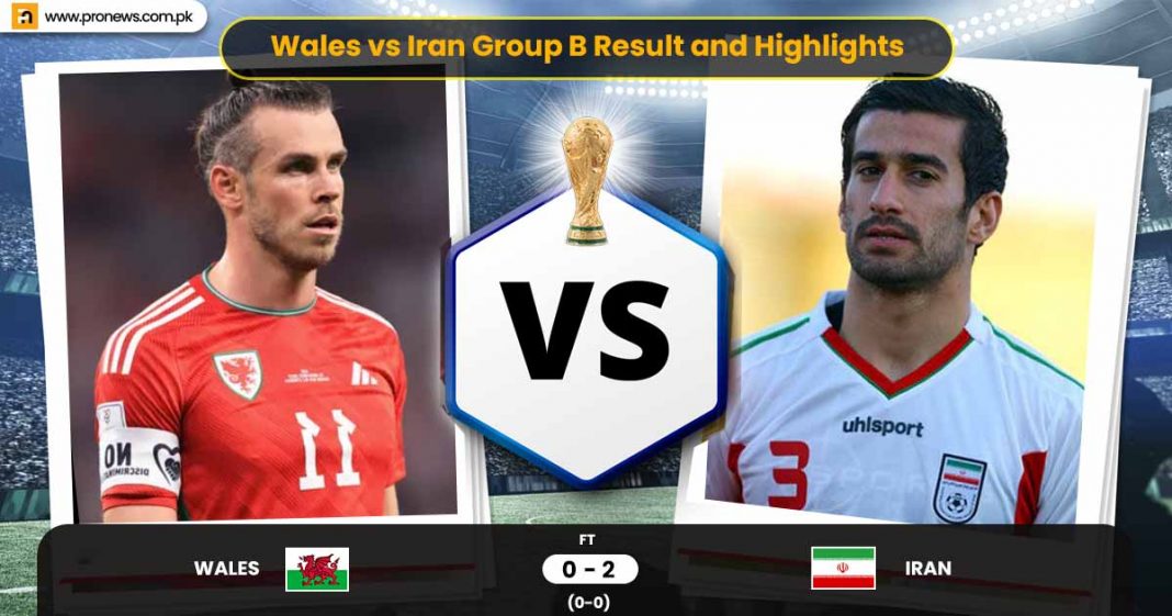 FIFA World Cup 2022 Wales vs Iran Group B Result and Highlights