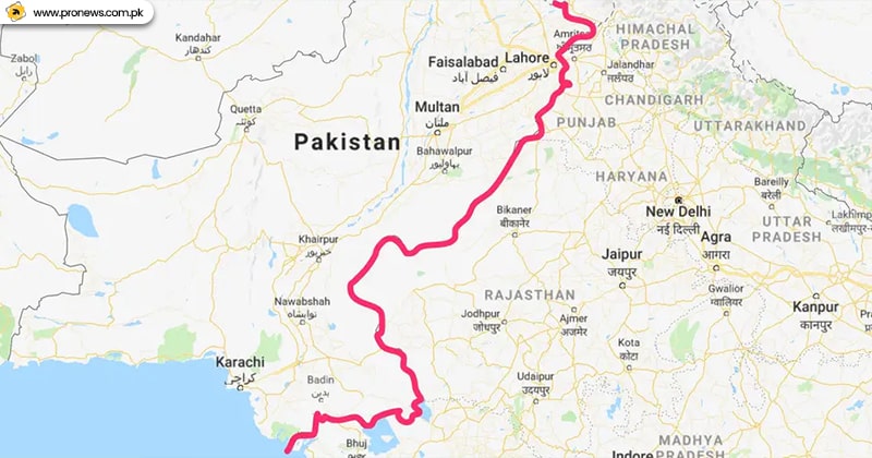 India-Pakistan boundary