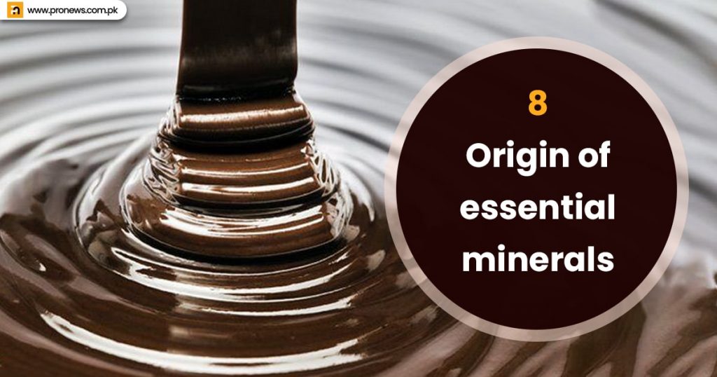 Origin of essential minerals