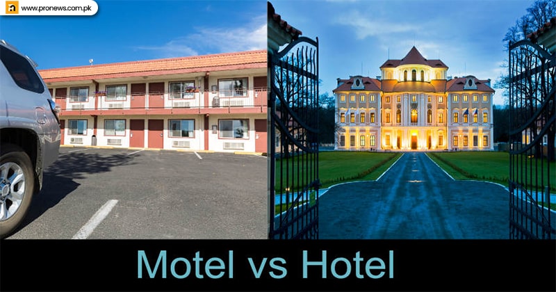 Prefer Motels over hotels