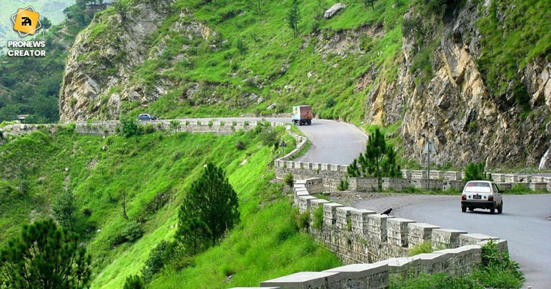 The Road from Nathia Gali to Abbottabad