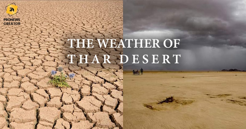 The weather of thar desert