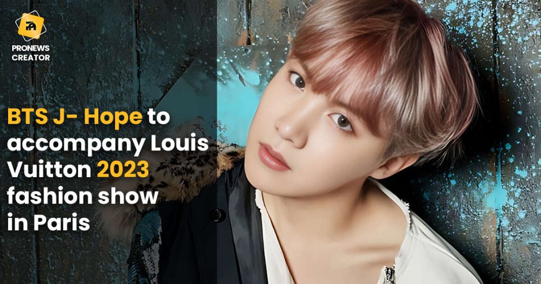 BTS J- Hope to accompany Louis Vuitton 2023 fashion show in Paris