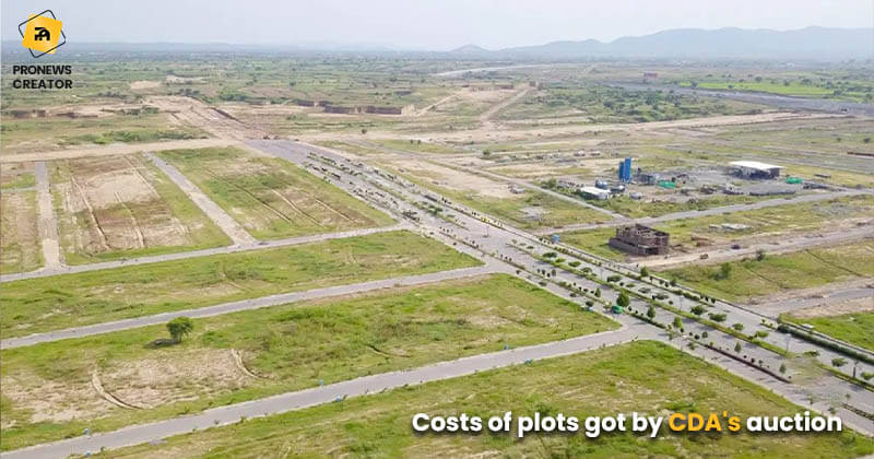 Costs of plots got by CDA's auction