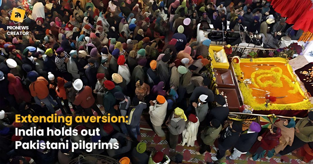 Extending aversion India holds out Pakistani pilgrims