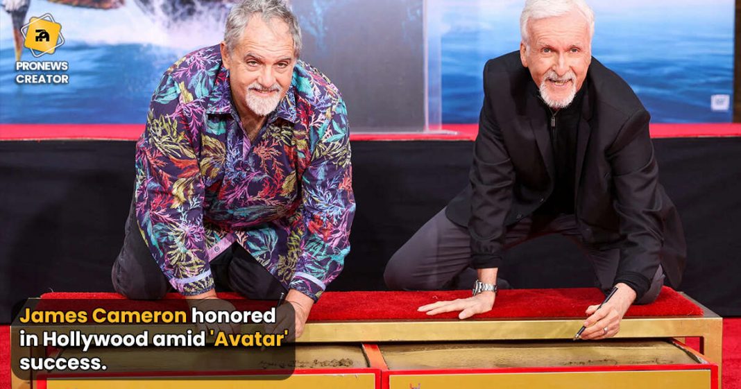 James Cameron honored in Hollywood amid 'Avatar' success