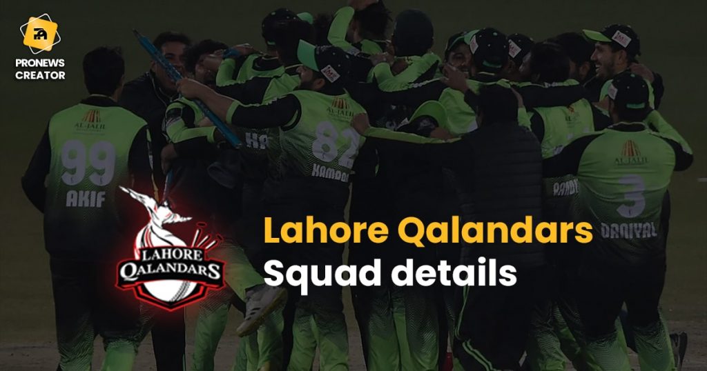 Lahore Qalandars Squad details