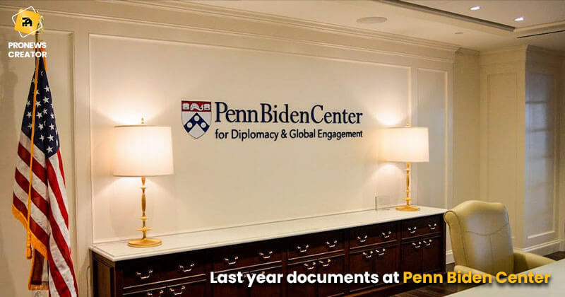 Last year documents at Penn Biden Center