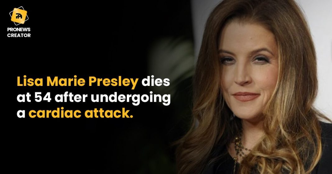 Lisa Marie Presley dies at 54 after undergoing a cardiac attack-min