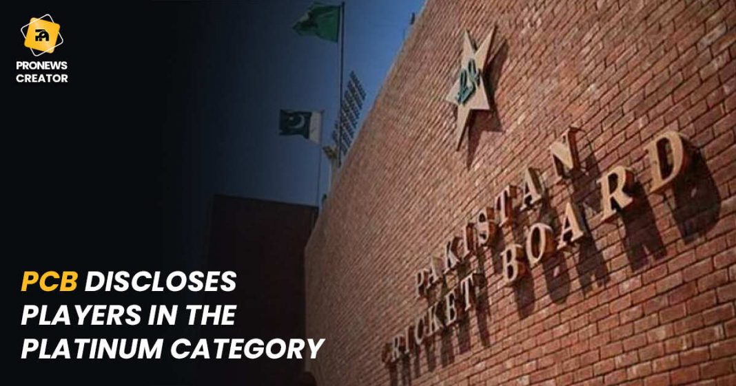 PCB discloses players in the platinum category