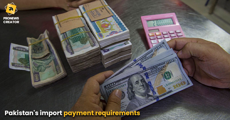 Pakistan's import payment requirements