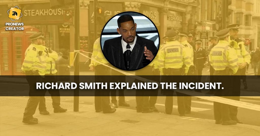 Richard Smith explained the incident