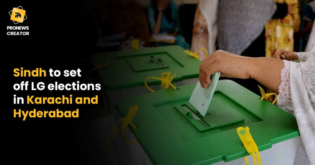 Sindh to set off LG elections in Karachi and Hyderabad