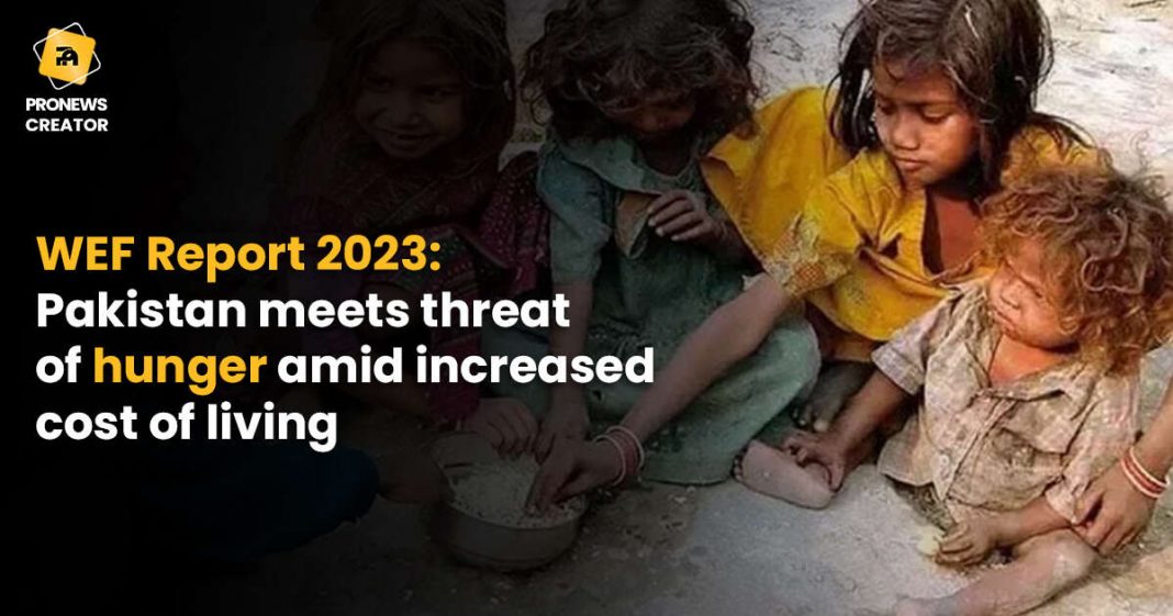 WEF Report 2023 Pakistan meets threat of hunger amid increased cost of living