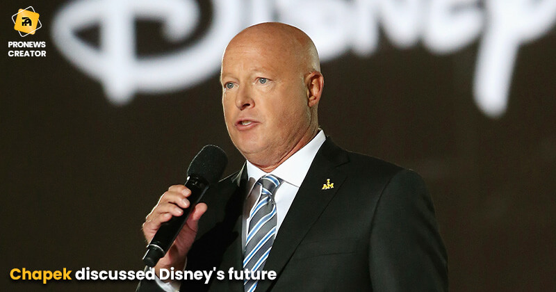 Chapek discussed Disney's future