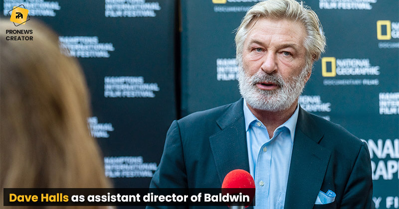 Dave Halls as assistant director of Baldwin