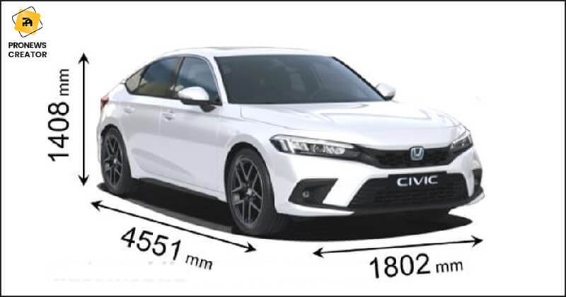 Dimensions of Honda Civic