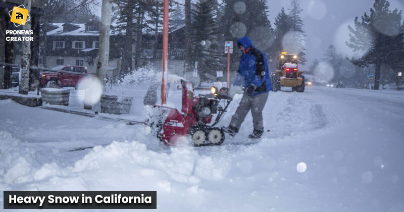 Heavy Snow in California