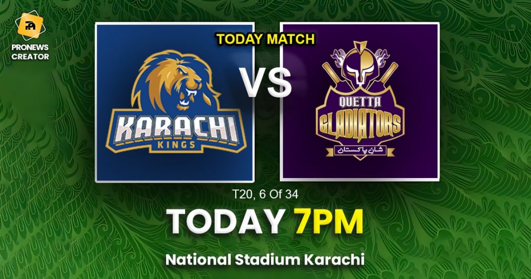 PSL 2023 Karachi Kings vs Quetta Gladiators Highlights of Match 6