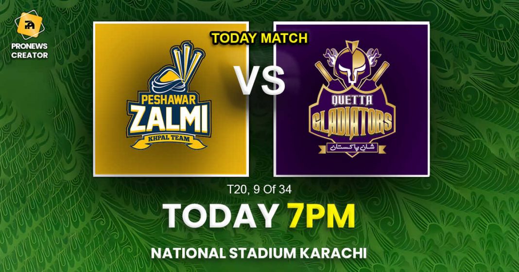 PSL 2023 Quetta Gladiators vs Peshawar Zalmi Highlights of Match 9