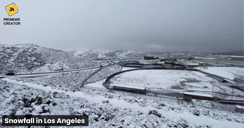 Snowfall in Los Angeles