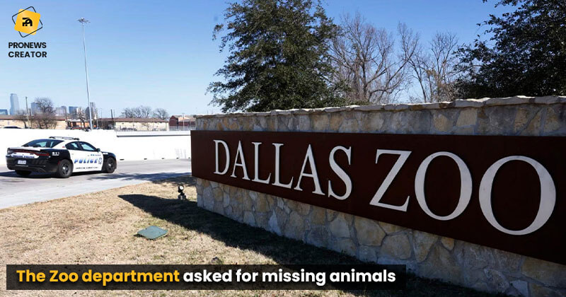 The Zoo department asked for missing animals