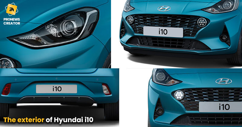 The exterior of Hyundai i10