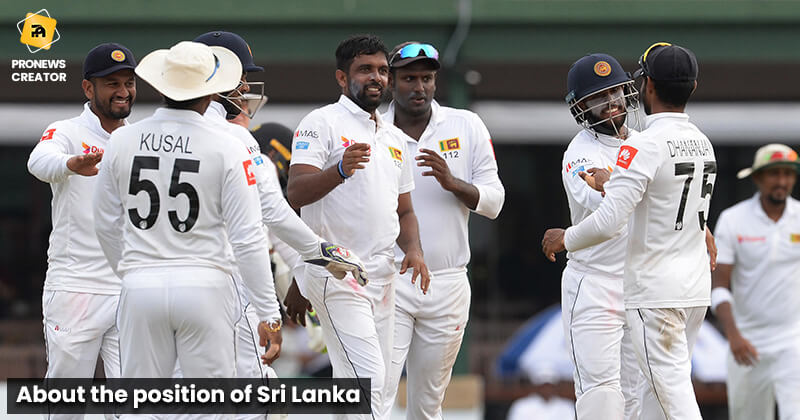 About the position of Sri Lanka