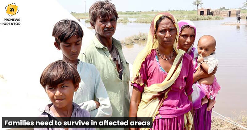 Families need to survive in affected areas