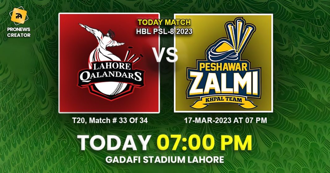 PSL 2023: Lahore Qalandars versus Peshawar Zalmi – Highlights of Eliminator 2