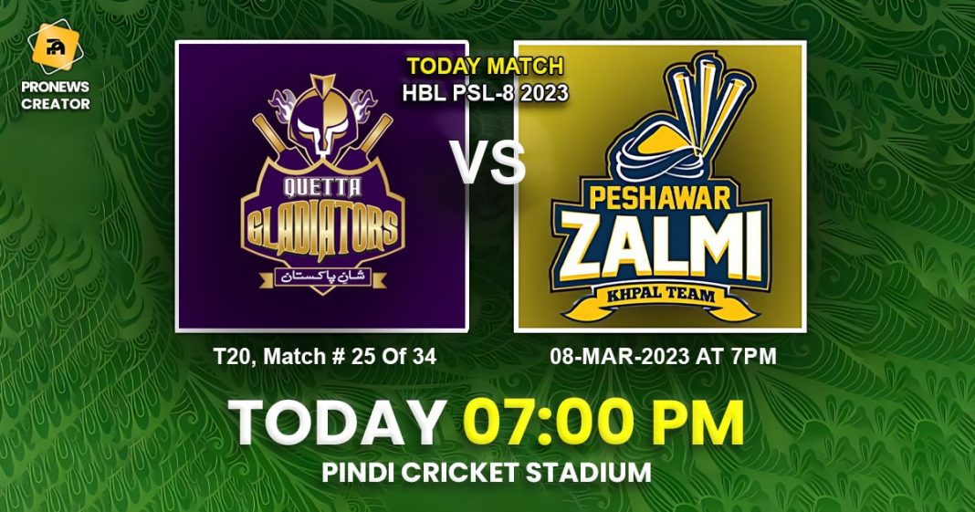 PSL 2023: Quetta Gladiators versus Peshawar Zalmi – Highlights of Match 25