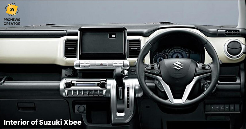 Interior of Suzuki Xbee