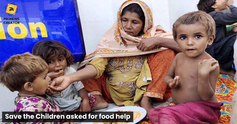 Save the Children asked for food help