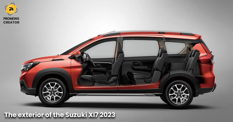 The exterior of the Suzuki Xl7 2023