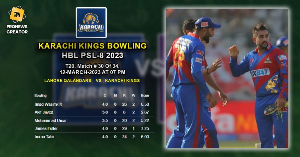 karachi kings Bowling featured